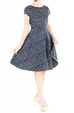 Night Prairie Flare Tea Dress