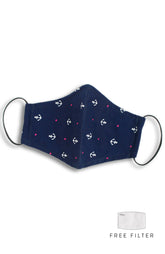 Notable Nautical Pure Cotton Face Mask
