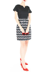 Novel Neko & Dots Vera Dress with Short Sleeves