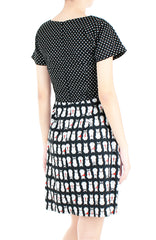 Novel Neko & Dots Vera Dress with Short Sleeves