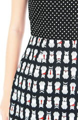 Novel Neko & Dots Vera Dress with Short Sleeves