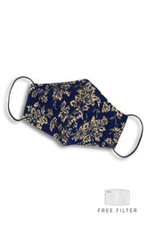 Opulent Lady Ferns Pure Cotton Face Mask