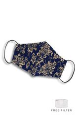 Opulent Lady Ferns Pure Cotton Face Mask