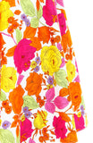 Papier-mâché Rosette Flare Midi Dress - White