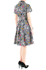 Parisian Chic Anna Shirtdress - Navy