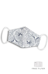 Passionate Paisley Pure Cotton Face Mask