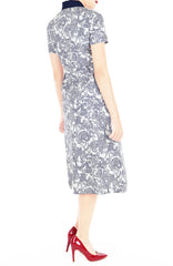 Peranakan Lace Lian Kebaya Dress with Obi Belt