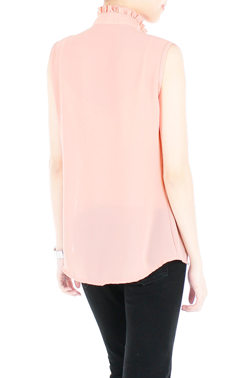 Petal Princess High Neck Blouse