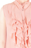 Petal Princess High Neck Blouse