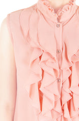 Petal Princess High Neck Blouse