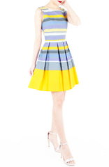Pick-Me-Up Stripe Flare Dress