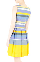 Pick-Me-Up Stripe Flare Dress