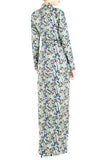 Playful Palm Print Modern Kebaya