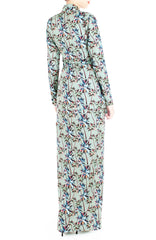 Playful Palm Print Modern Kebaya