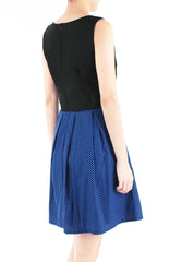 Poised for Potential Flare Dress - Ultramarine