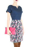 Polka the Flamingo Vera Dress