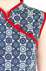 Porcelain Cloisonné Cheongsam Dress