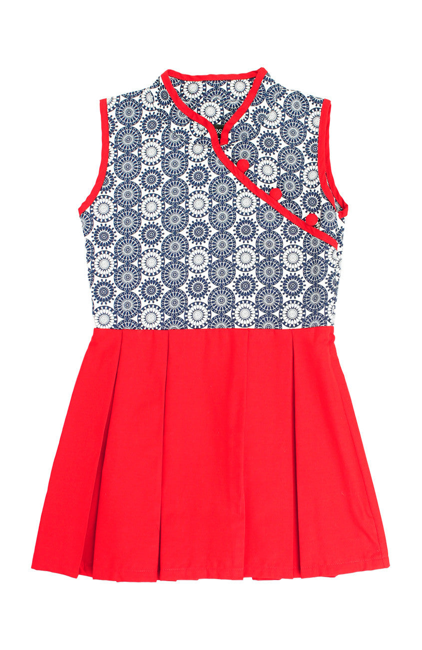 Porcelain Cloisonné Cheongsam Dress