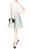 Posh Oversized Bow Blouse - White