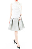 Posh Oversized Bow Blouse - White