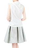 Posh Oversized Bow Blouse - White