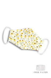 Prairie Sunflowers Pure Cotton Face Mask
