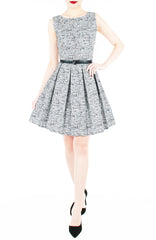 Professional Posh Flare Dress - White