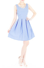 Prom Princess Skater Dress - Lavender Blue