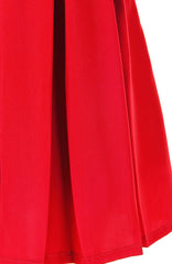Forever Fanciful Flare Dress with Bow Back - Merlot Red