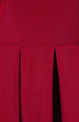 Prom Princess Skater Dress - Merlot Red