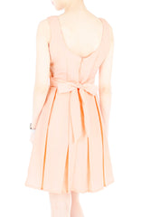 Prom Princess Skater Dress - Peach