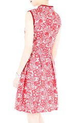 Prosperity Sakura Lace Cheongsam Dress