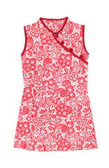 Prosperity Sakura Lace Cheongsam Dress