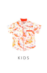 BOYS Prosperity Koi Mandarin Collar Shirt