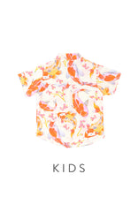 BOYS Prosperity Koi Mandarin Collar Shirt