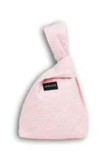 Opulent Jade Sakura Japanese Prosperity Bag - Reversible