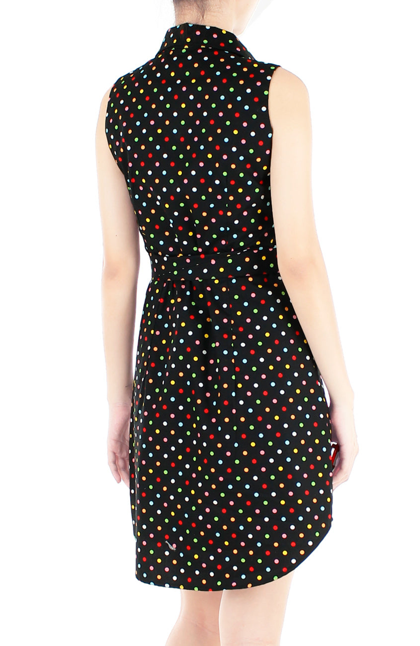 Rainbow Confetti Shirtdress