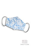 Renaissance Lotus Pure Cotton Face Mask - Sky Blue