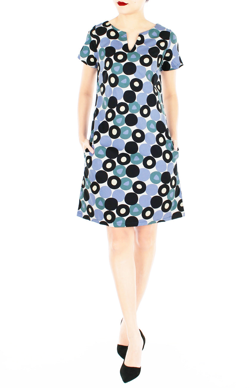 Retro 60s Gemstones Lily Dress - Lavender Quartz