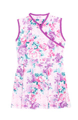 Romance of the Spring Cheongsam Dress - Orchid Purple