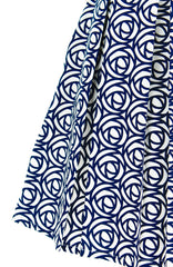 Roses Rendezvous Flare Dress - White