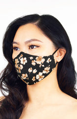 Sakura in Watercolour Pure Cotton Face Mask - Neutral