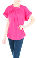 Sartorial Self-Discovery Blouse - Hot Pink