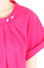 Sartorial Self-Discovery Blouse - Hot Pink