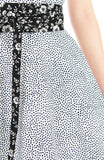 Sartorial Spots Flare Tea Dress - White