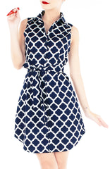 Sartorial Moroccan Mosaic Shirtdress