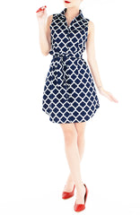 Sartorial Moroccan Mosaic Shirtdress