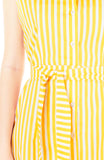 Sartorial Striped Shirtdress - Yellow Poppy