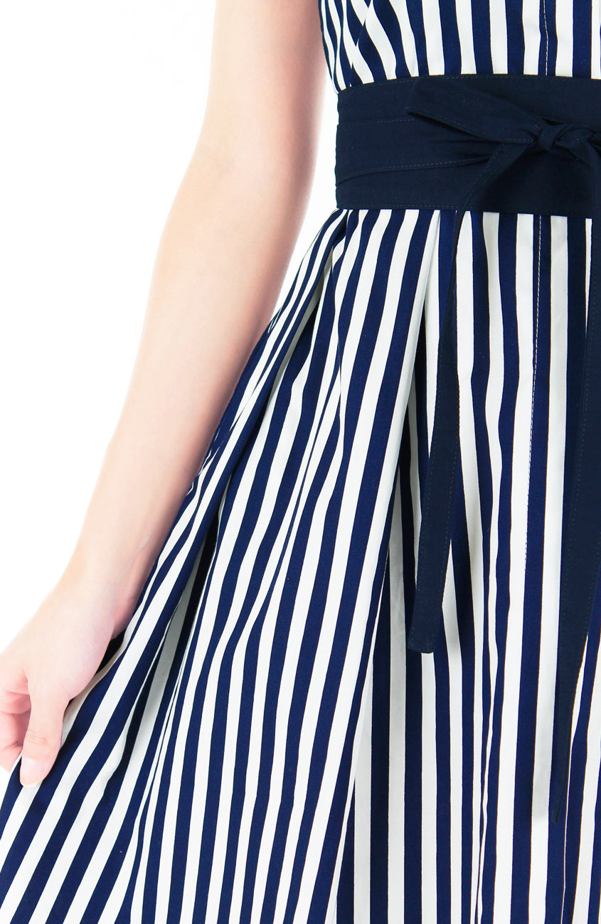 Savvy Striped Anna Shirtdress