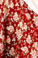 Sentimental Sensation in Red Flare Midi Dress